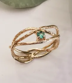 Bijoux-sur-mesure_bague-pierre-verte